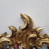 Gold baroque mirror 69x42cm