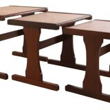 mid century  Copper nesting tables 'Birstall'