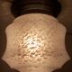 White clichy glass ceiling lamp