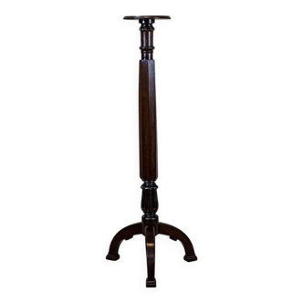 Solid Oak Pedestal, 1930s