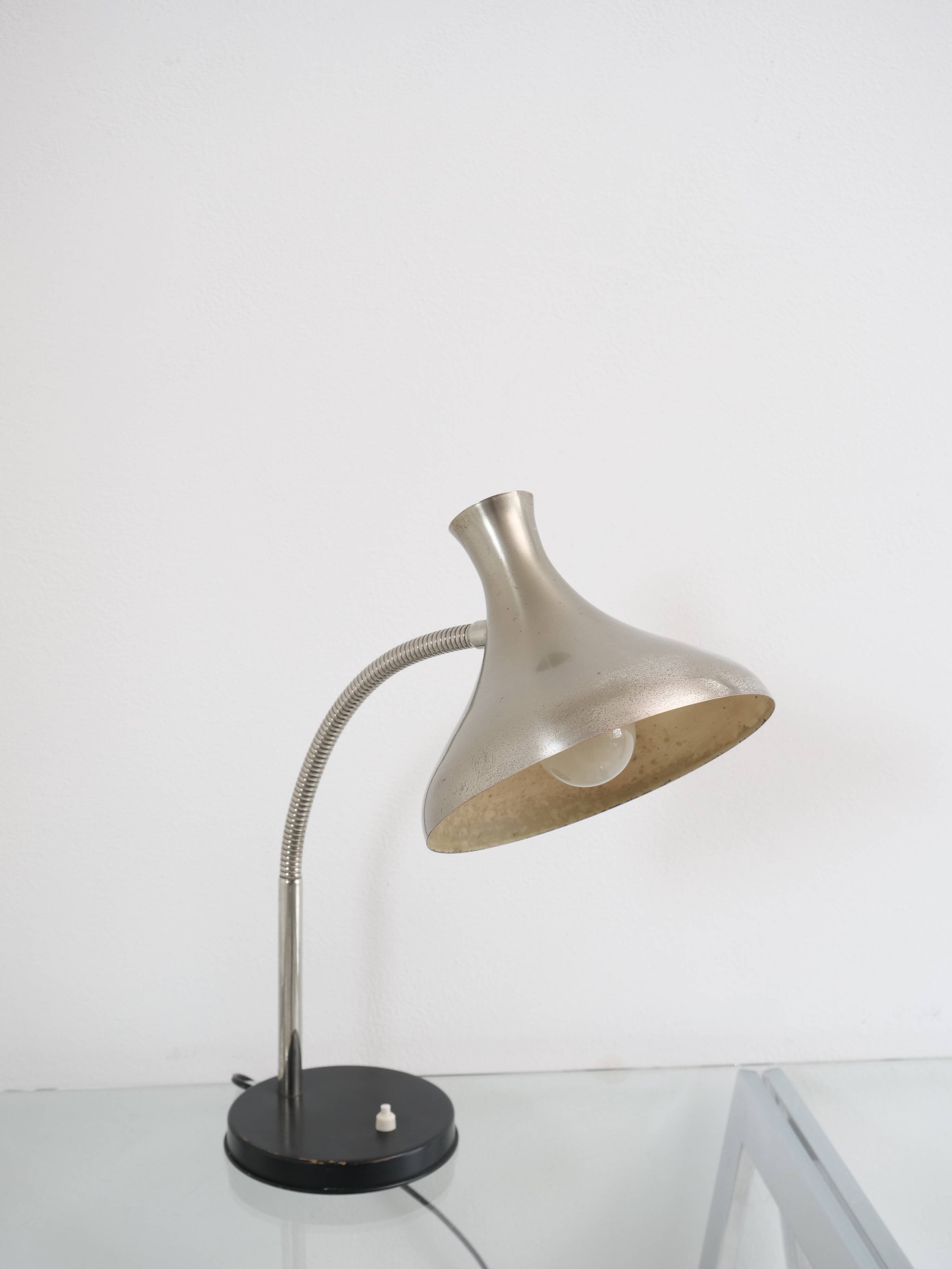 Vintage patinated diabolo lamp