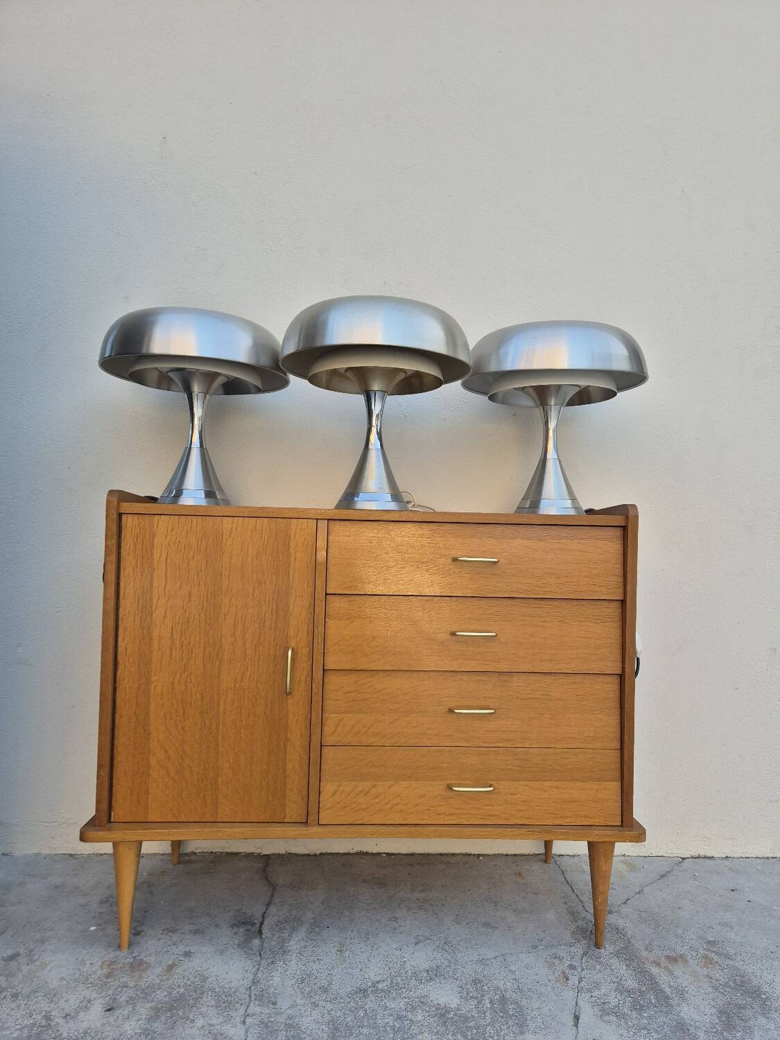 Enfilade very commode vintage 1950s oak