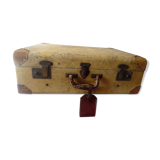 Valise anciennes, en bois et peau