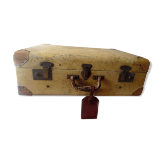 Valise anciennes, en bois et peau