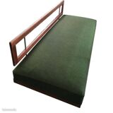 Danish oiled teak sofa bed from the 1950s