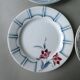 Set of 6 dinner plates Digoin Sarreguemines 40-50 years