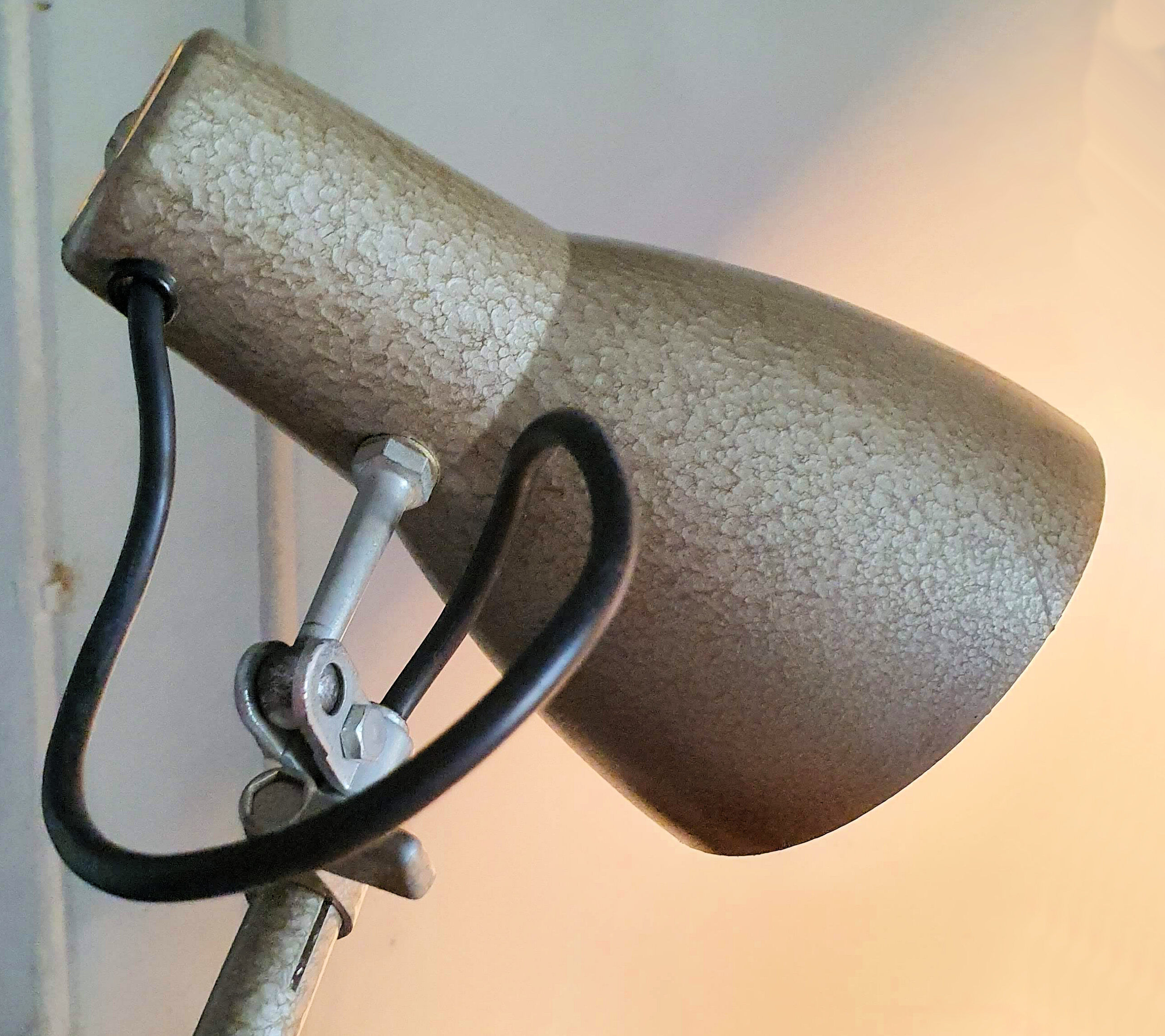 Industrial desk lamp