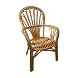 Rattan armchair