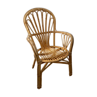 Rattan armchair