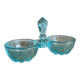 Blue glass saleron