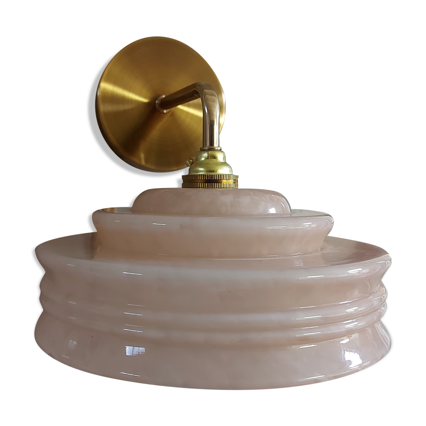 Pink ArtDéco wall light