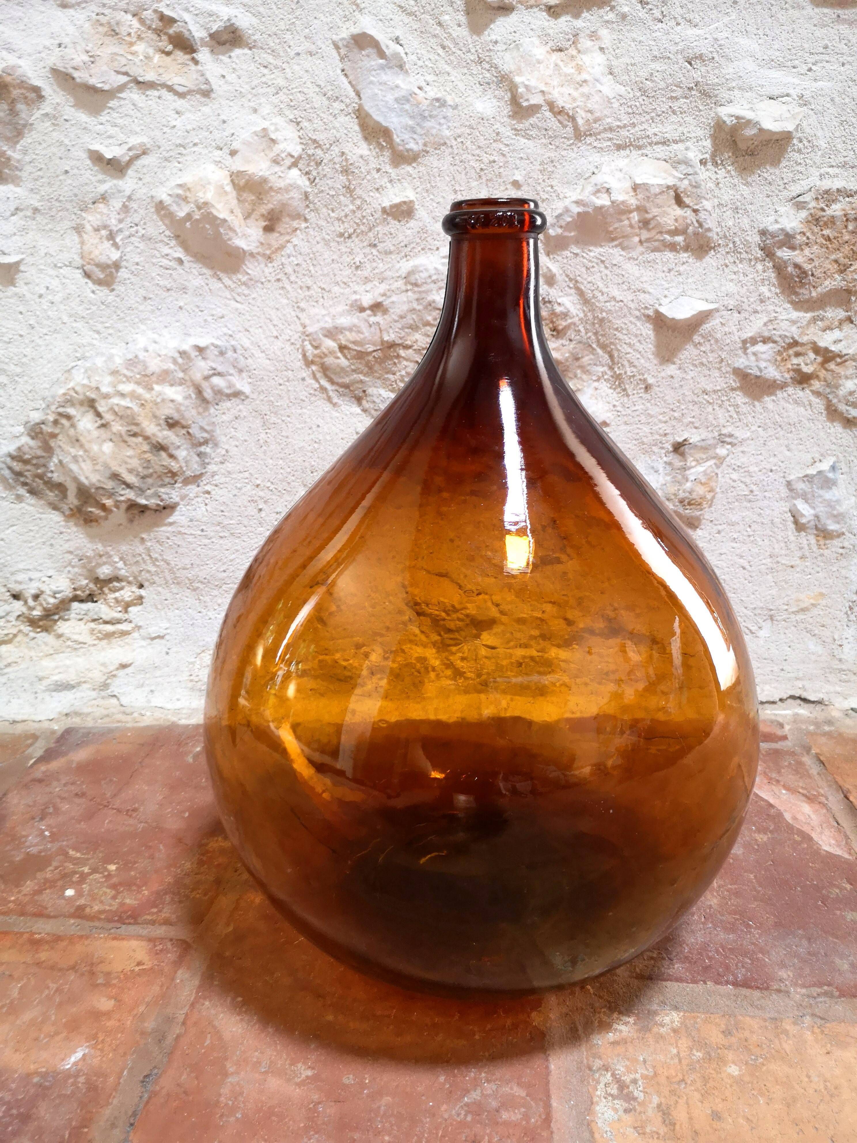 Amber demijohn 20l