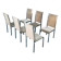 Italian Hollywood Regency Style Modernist Dining Chairs, 1970s, Set of 6