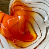 Empty vintage pocket in blown glass