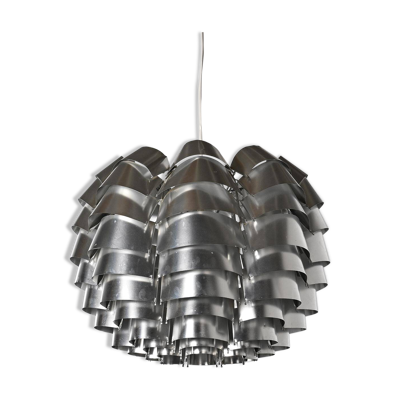 Suspension modèle Orion en aluminium par Max Sauze, France, circa 1970