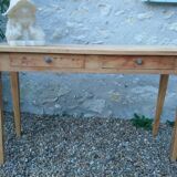 Console vintage wood L120