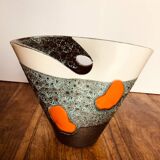 Large ceramic vase Elchinger France. 1950s