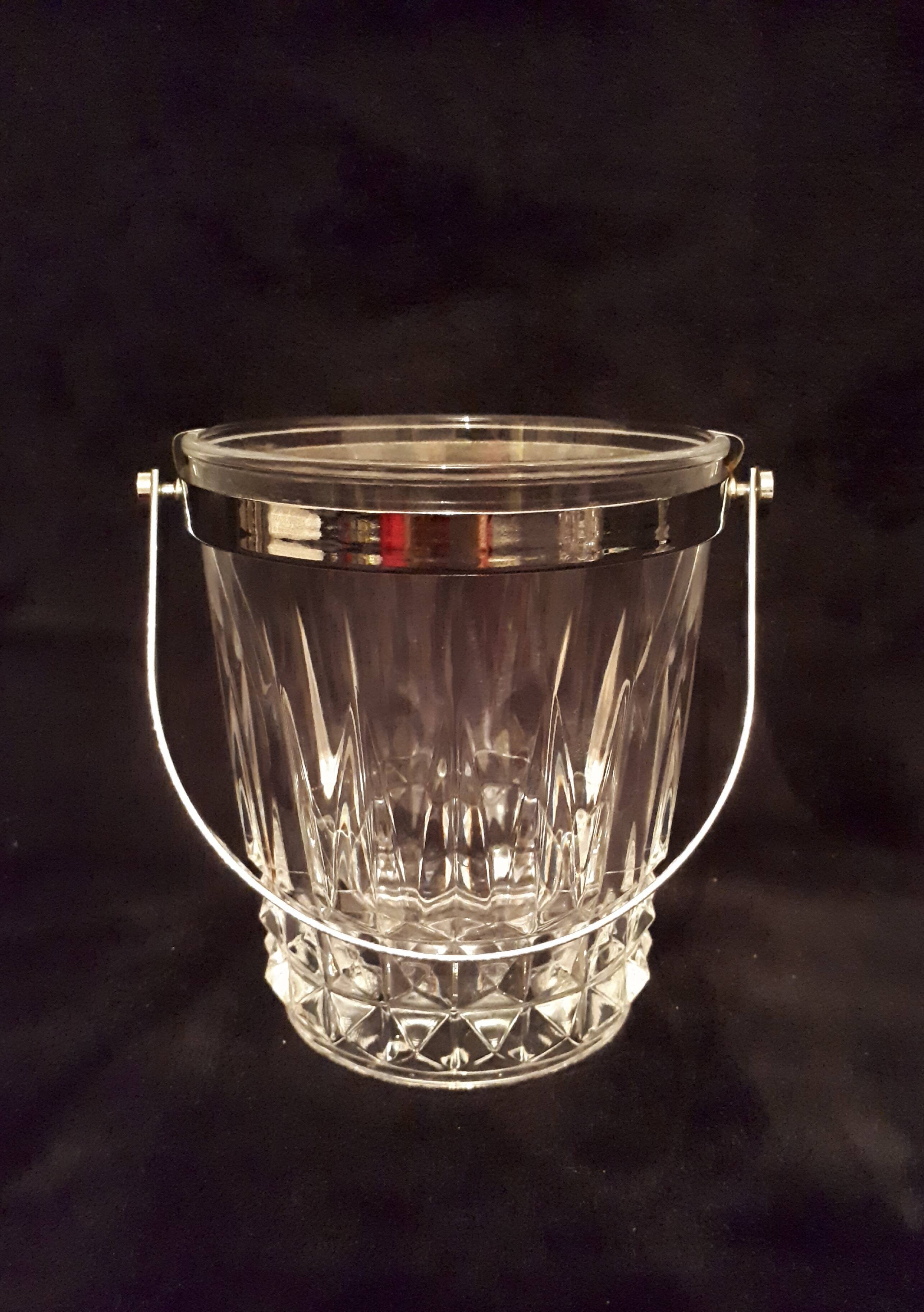 Vintage crystal bucket