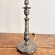 Silver Metal Lamp Base Louis XVI Regency Style Candle Holder 19th Century