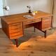 Vintage Scandinavian oak desk "Karl"