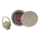 Set of 3 Woven African Baskets – Fulani Mbeedu from Cameroon