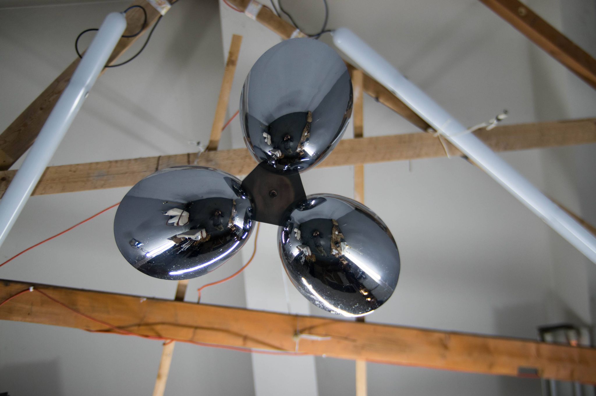 Rare Bauhaus Chandelier by Zukov , 1930s