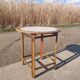 Vintage Italuin side table Giorgetti Galaxy wood white