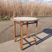 Vintage Italuin side table Giorgetti Galaxy wood white