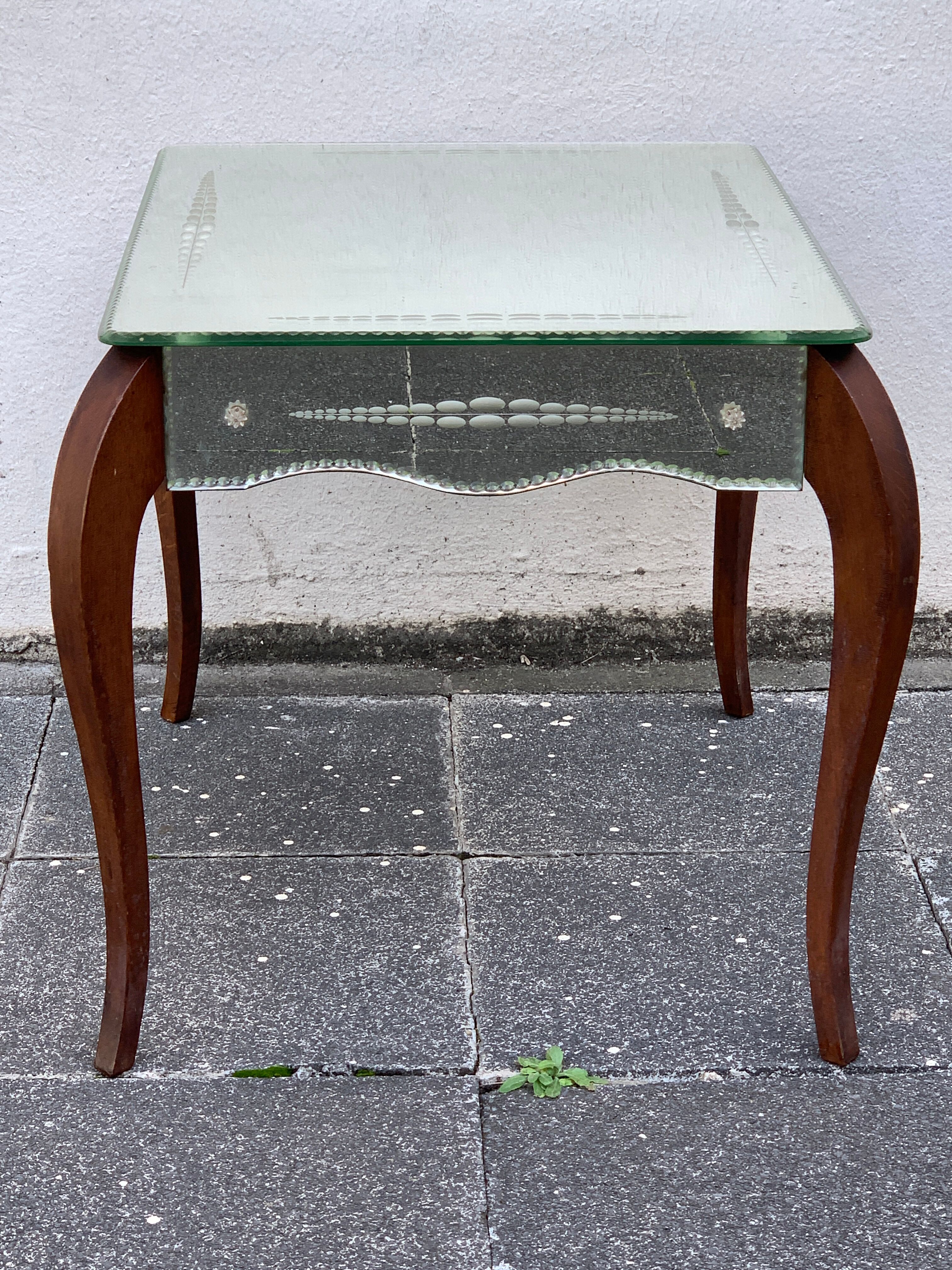 Mirror coffee table, 1950