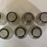 Seven brandy glasses