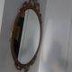 Baroque mirror in gilded brass, C.G.R