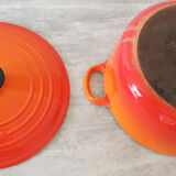 Le Creuset 26 orange casserole