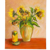 nature morte bouquet de tournesols