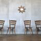 Series of 20 Scandinavian chairs or vintage wooden bistro