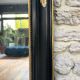 Antique mirror 107/102cm Louis-Philippe beaded from the Napoleonic III era.