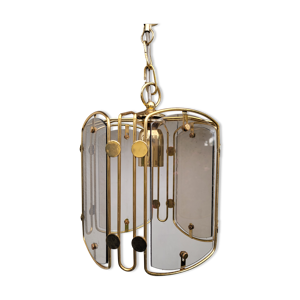Suspension en verre fumé