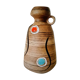 Blumenkrug ceramic flower vase with colorful points 50er years ceramics