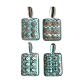 Set de 4 coupelles en céramique Picault, Vallauris