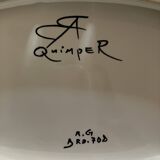 Plat en faïence signé Henriot Quimper