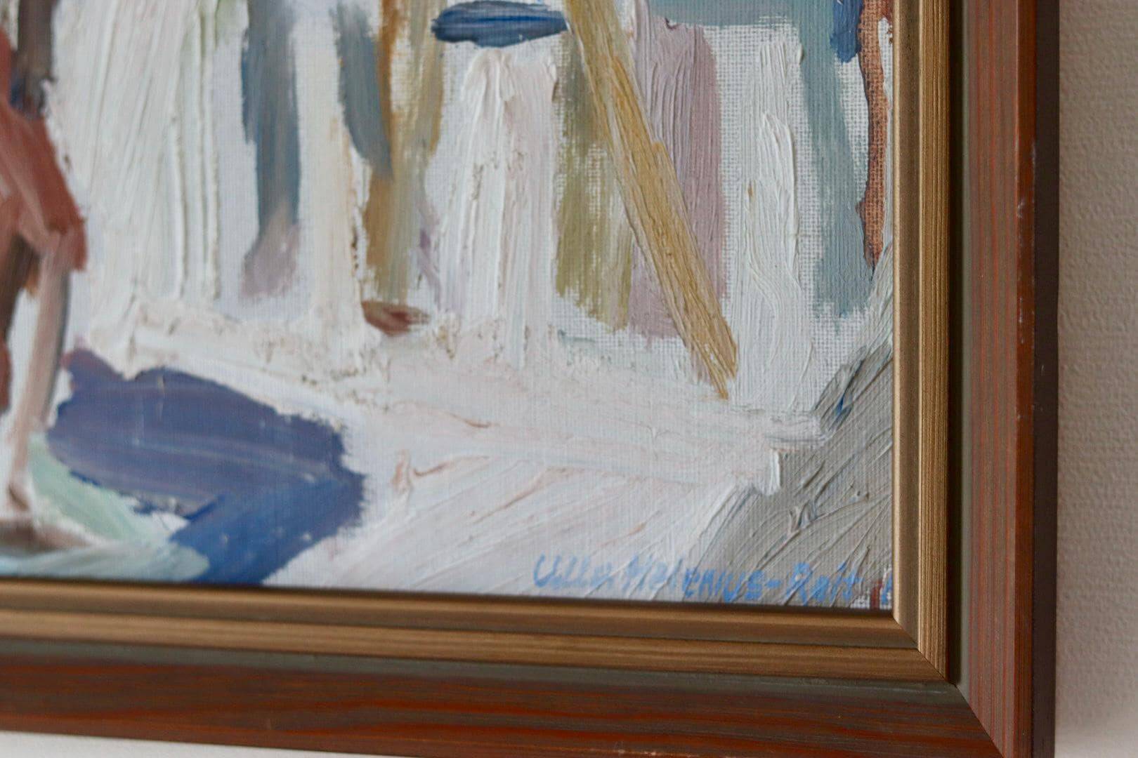 Oil on Swedish canvas "Study of a Nude", Ulla Hellenius Reit