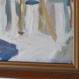 Oil on Swedish canvas "Study of a Nude", Ulla Hellenius Reit