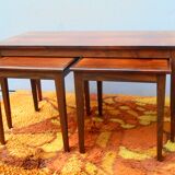 Danish rosewood nesting tables from the 60s edited by Kvalitet Funktion Form