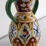 Polychrome vase in glazed earthenware, Nabeul – 1920
