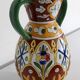 Polychrome vase in glazed earthenware, Nabeul – 1920