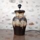 Lampe en gres fat lava west germany 1970