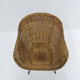 Mid-Century design wicker chair , 1950’s