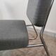 Paire de chauffeuses vintage chrome et tissus "pied de poule"