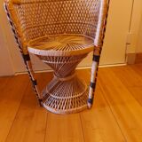 Emmanuel rattan armchair for children