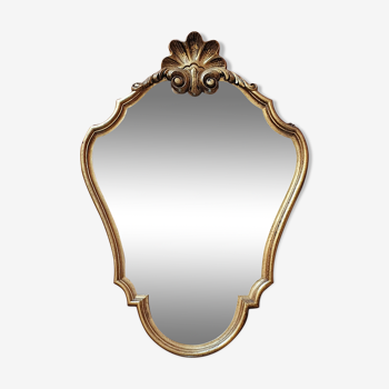 Golden mirror 56x39cm