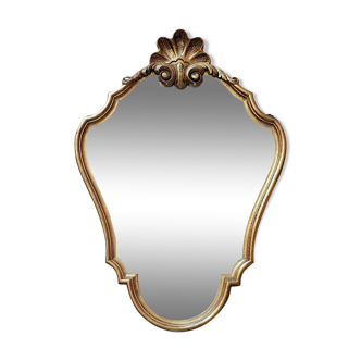 Golden mirror 56x39cm